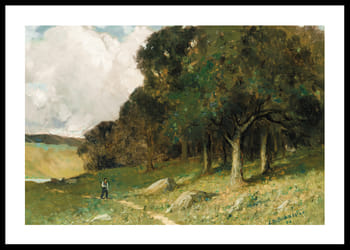 Poster Man On Path By Edward Mitchell Bannister