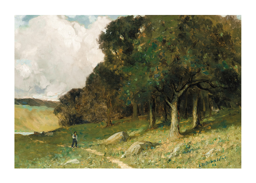 Man On Path By Edward Mitchell Bannister-12