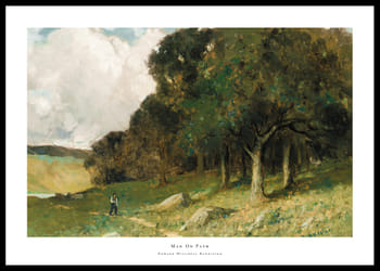 Poster Man On Path By Edward Mitchell Bannister