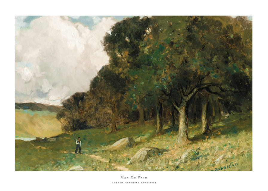 Man On Path By Edward Mitchell Bannister-12