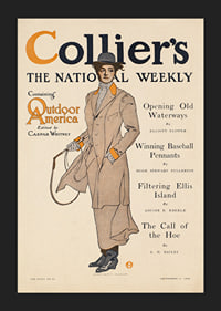 Collier's, obsahujúci vonkajšiu Ameriku Edward Penfield-5