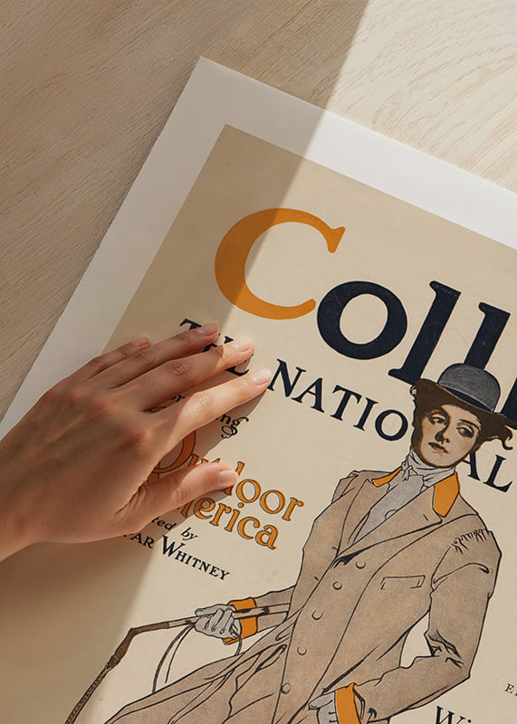 Collier's, obsahujúci vonkajšiu Ameriku Edward Penfield-12