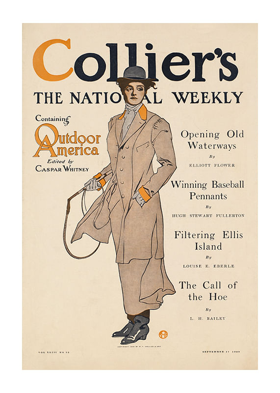 Poster Collier’s, Containing Outdoor America By Edward Penfield