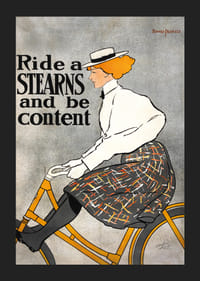 Ride A Stearns, Be Content Autor Edward Penfield-5