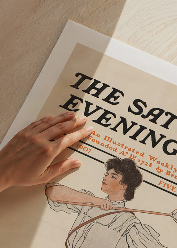 De Saturday Evening Post door Edward Penfield-12