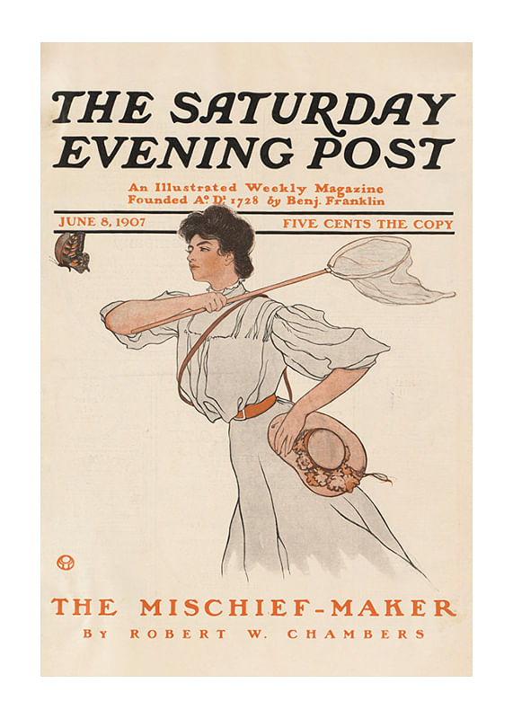 Poster The Saturday Evening Post By Edward Penfield