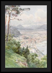 A View Of Bregenz And Lake Bodensee By Edward Theodore Compton-6