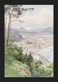 A View Of Bregenz And Lake Bodensee By Edward Theodore Compton-7