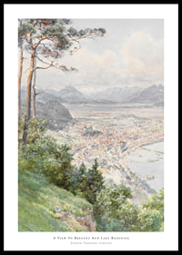 A View Of Bregenz And Lake Bodensee By Edward Theodore Compton-0