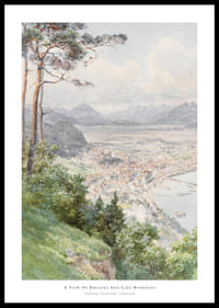 A View Of Bregenz And Lake Bodensee By Edward Theodore Compton-0