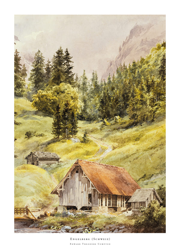 Plakatas Engelberg (Schweiz) By Edward Theodore Compton