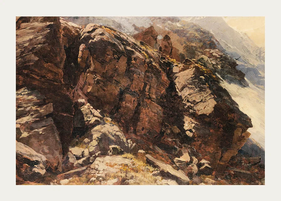 High Mountain Study By Edward Theodore Compton-12