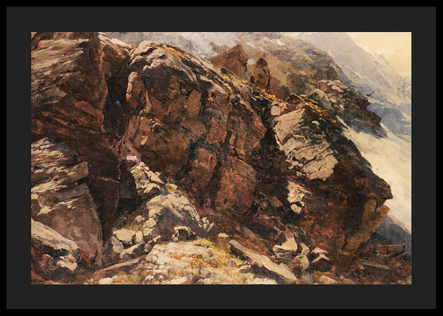 High Mountain Study By Edward Theodore Compton-12