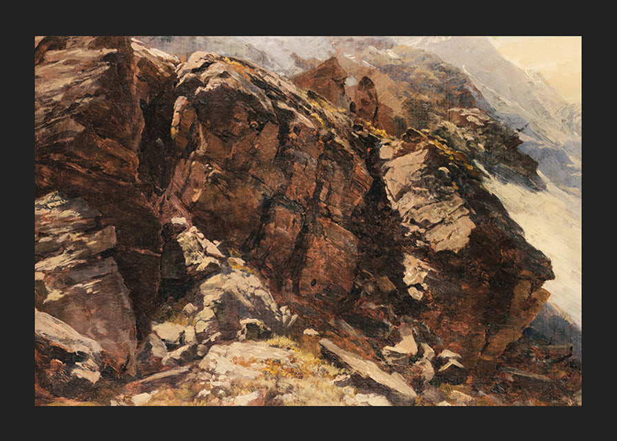 High Mountain Study By Edward Theodore Compton-12