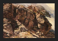 High Mountain Study By Edward Theodore Compton-7