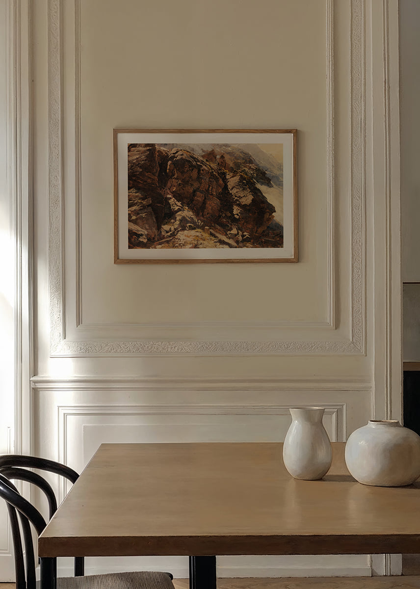 High Mountain Study By Edward Theodore Compton-12