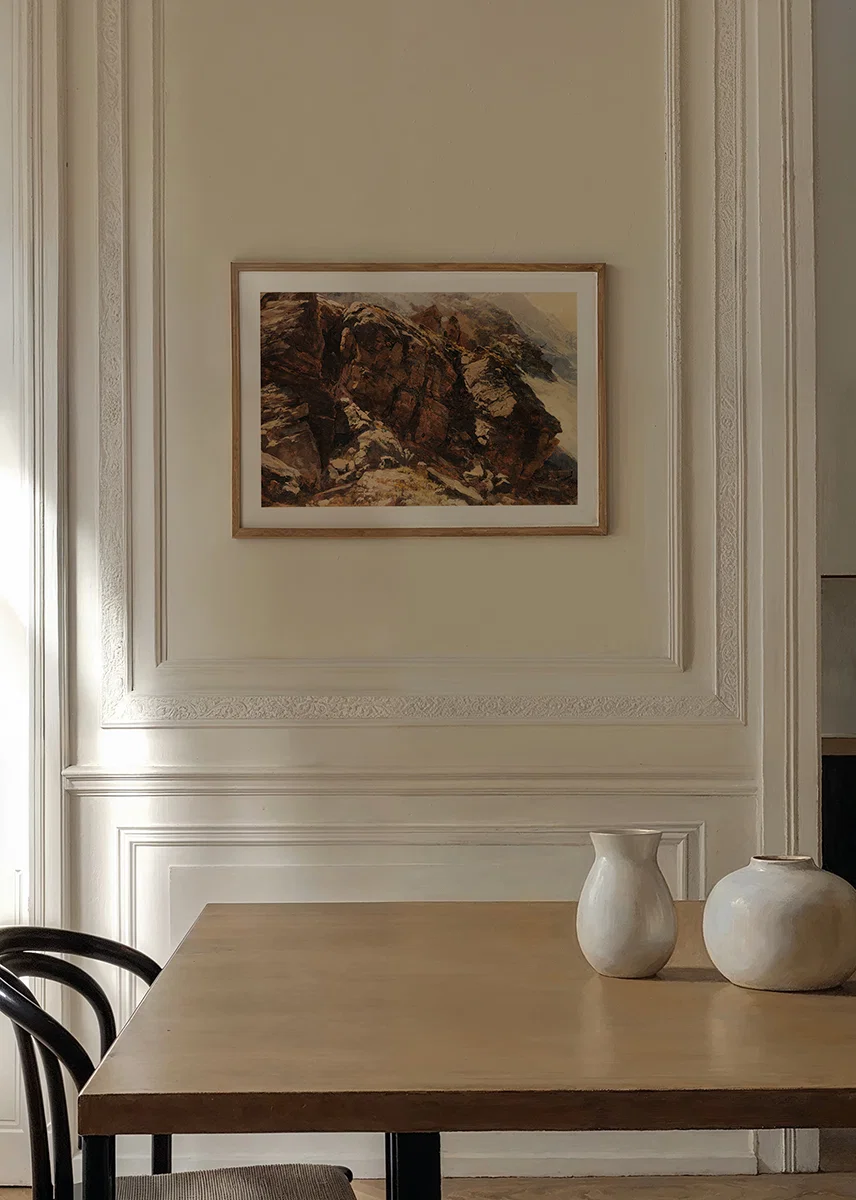 High Mountain Study By Edward Theodore Compton-12