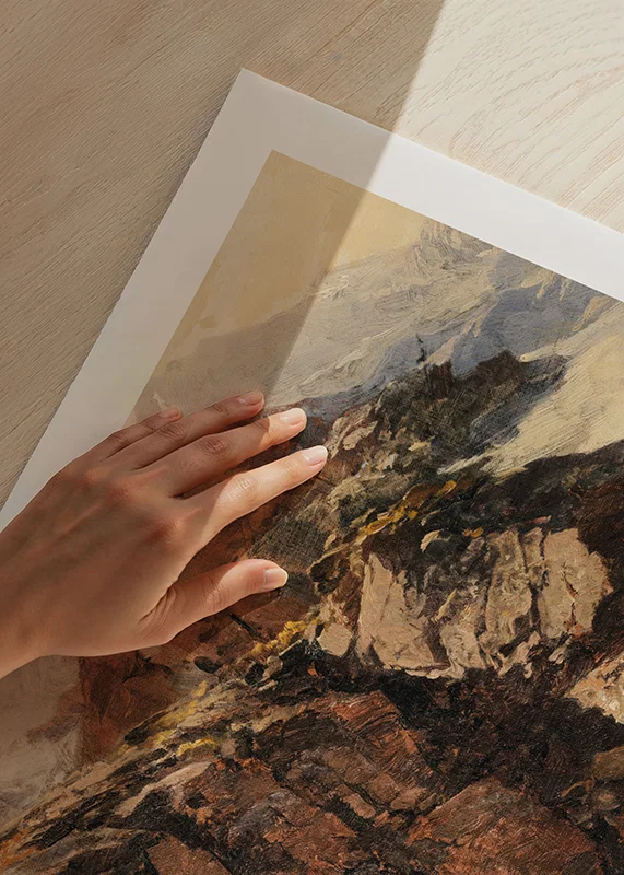 High Mountain Study By Edward Theodore Compton-12