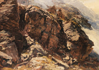 High Mountain Study By Edward Theodore Compton-9