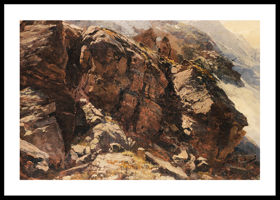 High Mountain Study By Edward Theodore Compton-12