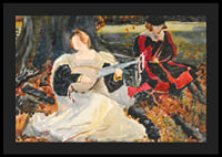 Studies For Fair Is My Love By Edwin Austin Abbey-6
