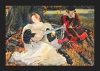 Studies For Fair Is My Love By Edwin Austin Abbey-7