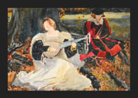 Studier for Fair Is My Love av Edwin Austin Abbey-7