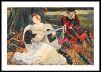 Studies For Fair Is My Love By Edwin Austin Abbey-2
