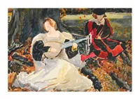 Studies For Fair Is My Love By Edwin Austin Abbey-3
