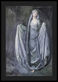 Étude pour Blanchefleur par Edwin Austin Abbey-6