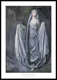 Study For Blanchefleur By Edwin Austin Abbey-0