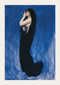Study For Figure Of 4 Am In The Hours By Edwin Austin Abbey-5