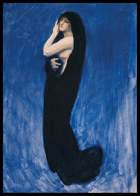 Undersøgelse for Figure Of 4 Am In The Hours af Edwin Austin Abbey-12