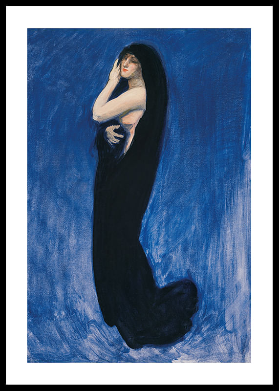 Undersøgelse for Figure Of 4 Am In The Hours af Edwin Austin Abbey-12