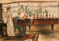 The Two Sisters By Edwin Austin Abbey-9