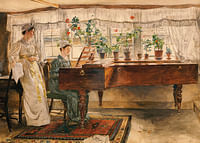 Les Deux Sœurs par Edwin Austin Abbey-3