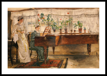 Poster The Two Sisters By Edwin Austin Abbey