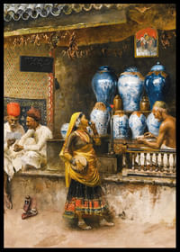 Une boutique de parfumeur, Bombay par Edwin Lord Weeks-2