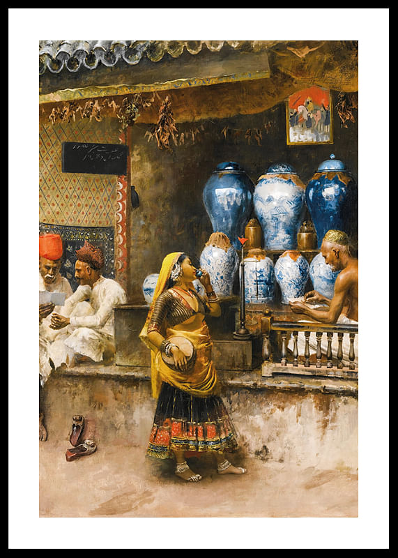 Une boutique de parfumeur, Bombay par Edwin Lord Weeks-12