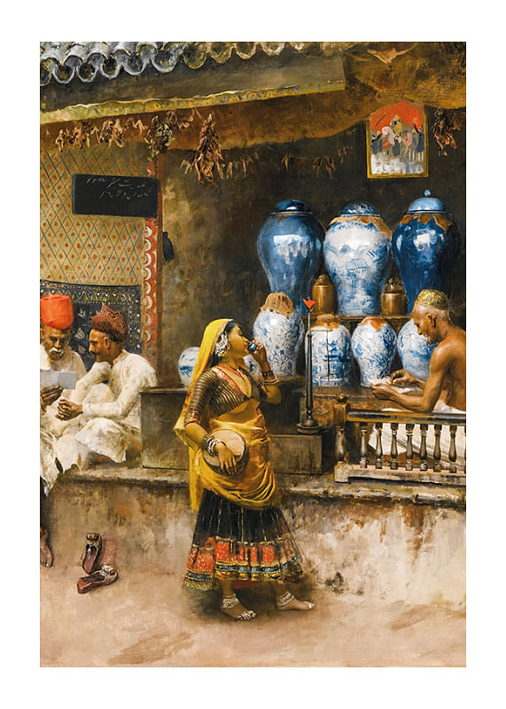 Une boutique de parfumeur, Bombay par Edwin Lord Weeks-12