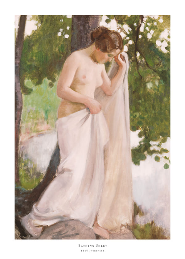 Plakatas Bathing Sheet By Eero Jarnefelt