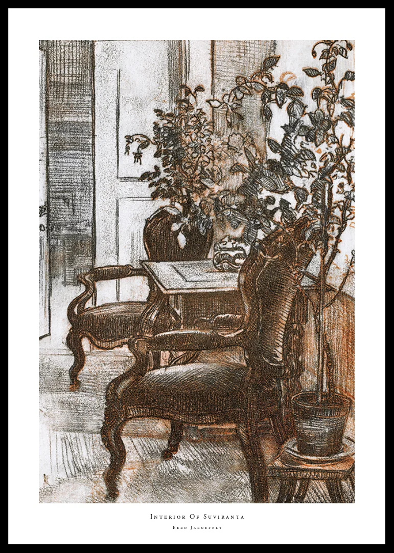 Interior Of Suviranta By Eero Jarnefelt-12