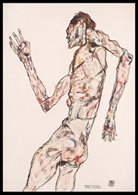 The Dancer By Egon Schiele-8