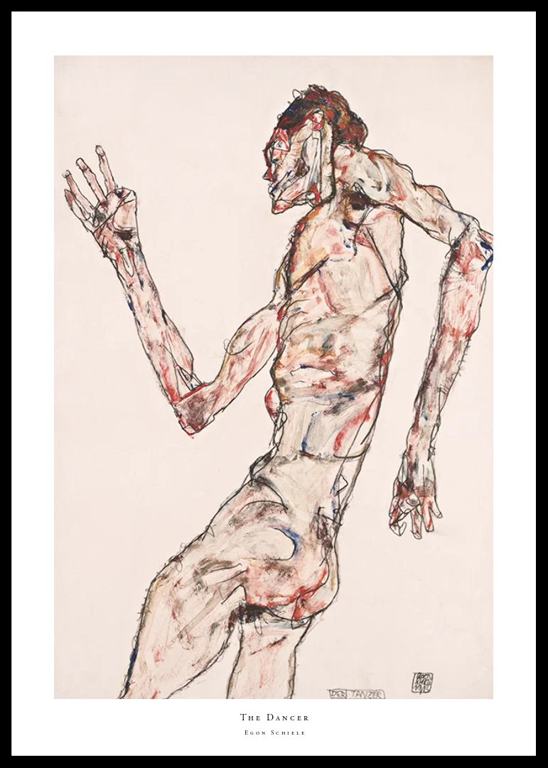 The Dancer By Egon Schiele-12