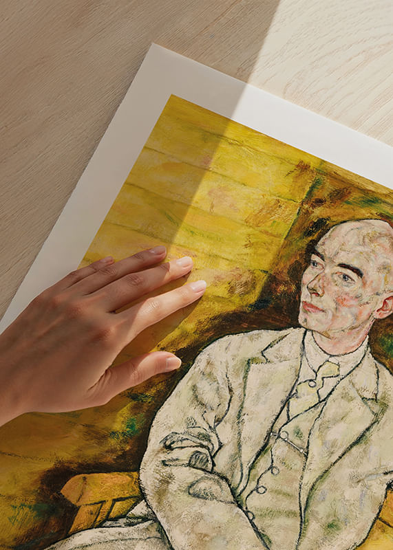 Victor Ritter Von Bauer door Egon Schiele-12