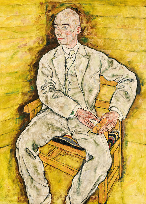 Victor Ritter Von Bauer door Egon Schiele-12