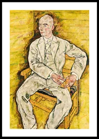 Victor Ritter Von Bauer By Egon Schiele-2