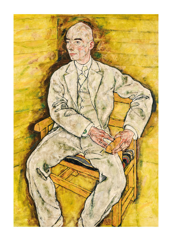 Victor Ritter Von Bauer door Egon Schiele-12