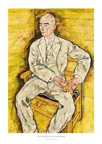 Victor Ritter Von Bauer By Egon Schiele-1