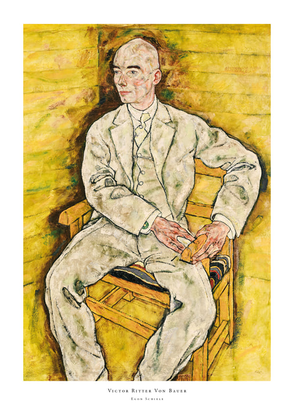 Plakatas Victor Ritter Von Bauer By Egon Schiele